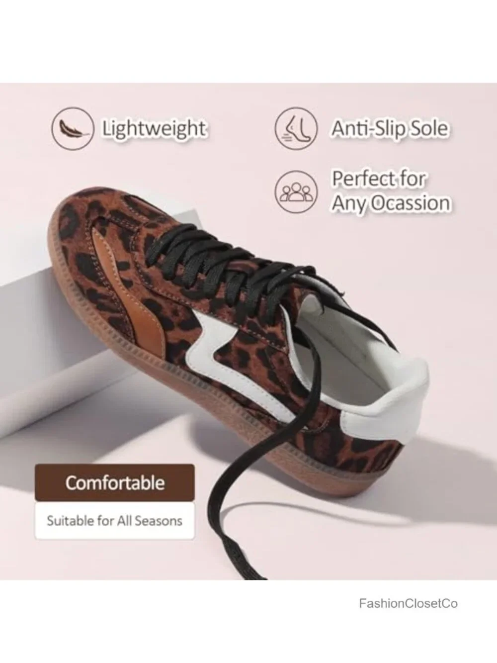Comfortable Fashion Sneakers Slip-On & Lace-Up Casual Walking Shoes